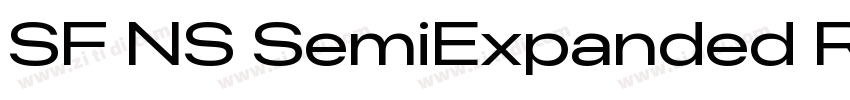 SF NS SemiExpanded R字体转换